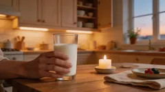 Ein Glas Milch am Abend kann schädlich sein – worauf Sie achten sollten