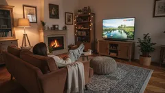 Der Fernseher an der Wand: eine einfache Lösung, die das gesamte Interieur verändert